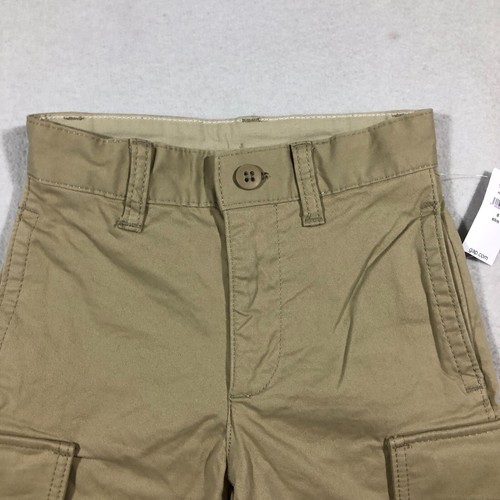 GAP Shorts Kids Boys 6 Slim Cargo Khaki Tan 461048-01 NEW - Picture 2 of 10
