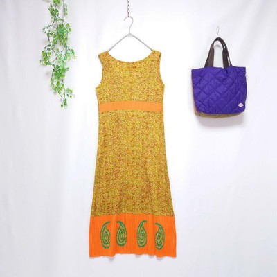 Pleats Please Issey Miyake Women S Dress One Piece 230 Glossy Yellow Japan Ebay