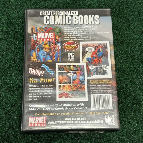 Marvel Heroes Comic Book Creator Create Personalized Comic Books PC CD-ROM 2006 - Picture 3 of 6
