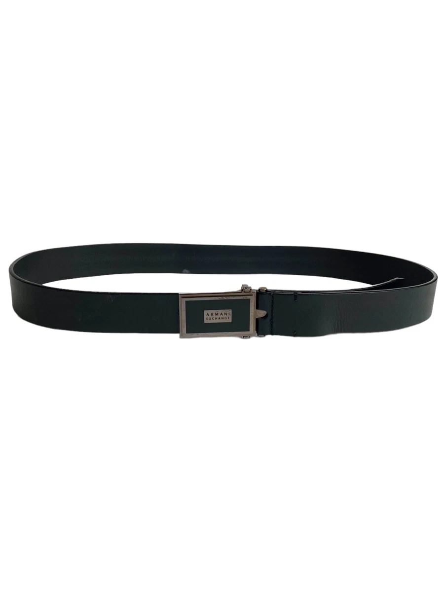 Armani Exchange Leather Black Belts for Men | eBay
