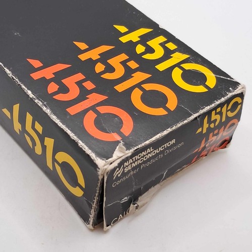 Vintage Novus National Semiconductor 4510 Mathematiker Taschenrechner + Box funktioniert - Bild 7 von 17