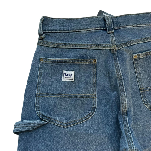 Lee Men's Flex Cotton Legendary Workwear Loose Fit Straight Leg Carpenter Jeans - Picture 53 of 57