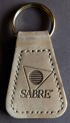 Sabre Computer CRS System Key Ring, Vintage American Airlines Key Chain, HTF