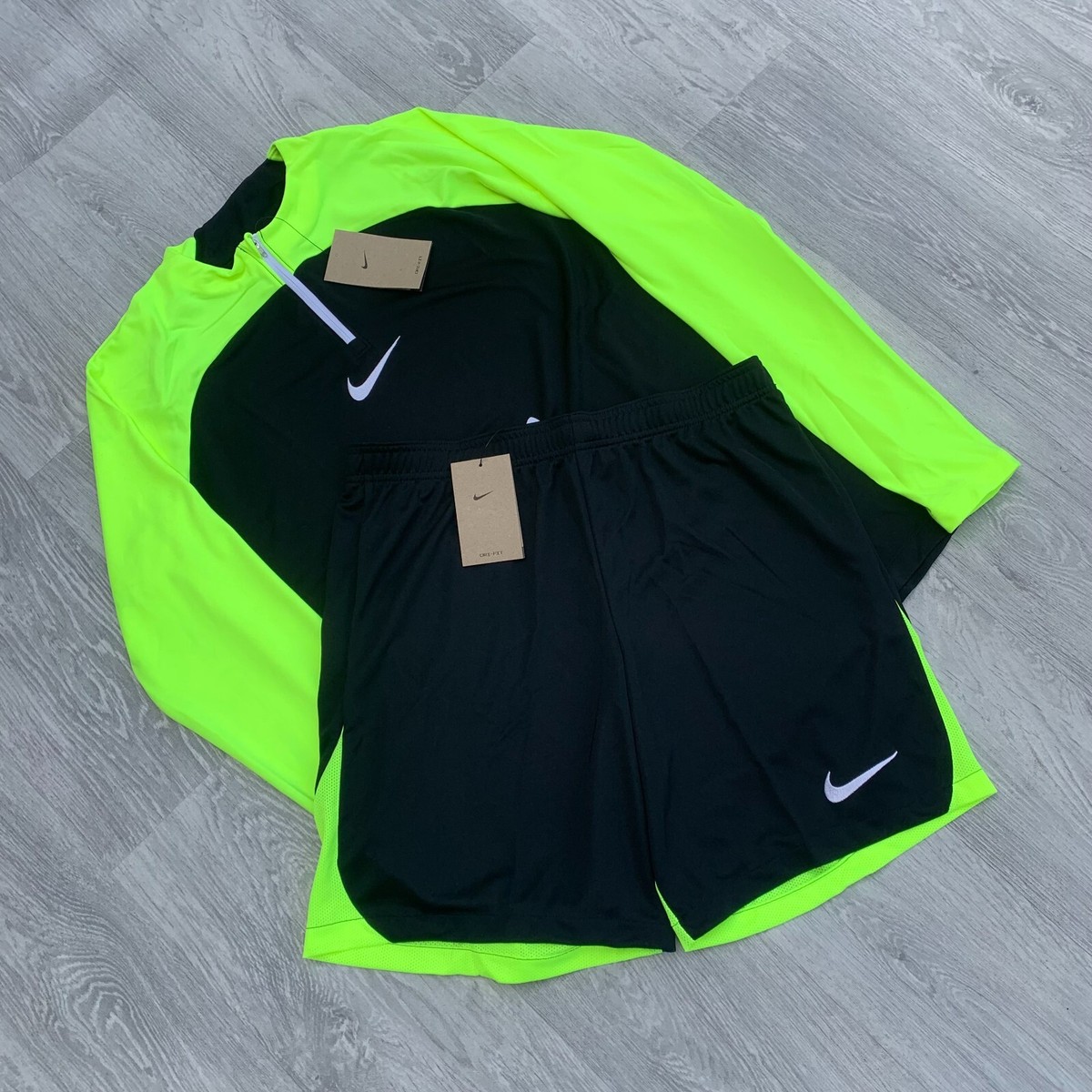 Dri Fit Neon Green Tracksuit Nike Nike Neon Gym Wear Nike Dri-Fit