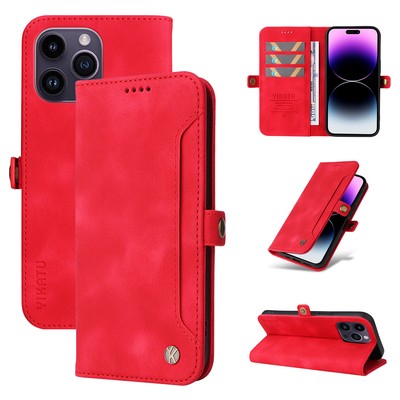 For Apple iPhone 16 15 14 Plus 13 12 11 Pro XR Max Case Leather Shockproof Cover