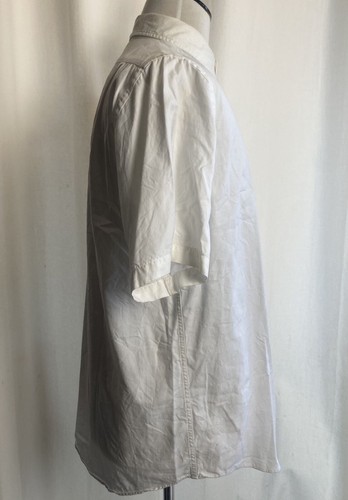Vintage Bape A Bathing Ape Classics White Short Sleeve XL Button Up Dress Shirt - Picture 7 of 12
