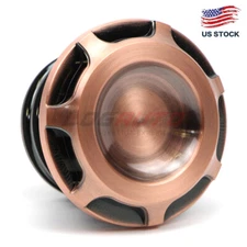 For 96-15 Harley Sportster 883 1200 CNC Bronze Fuel Gas Tank Thread Cap Cover