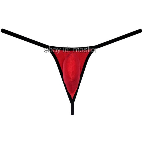 Men's String Hipster Panties Underwear Bikini Bulge Thong Contour Pouch T-back - Picture 4 of 13