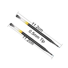 Pen Refill Ink For Pentel 0.5mm Tip Retractable Pens BXS-V5RT Black/Blue Ink