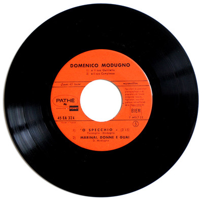 DOMENICO MODUGNO Libero italy italian San Remo 1960 french