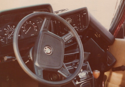 8F Photograph Interior View BMW Dash Steering Wheel Accident Wreck Damaged 1980'