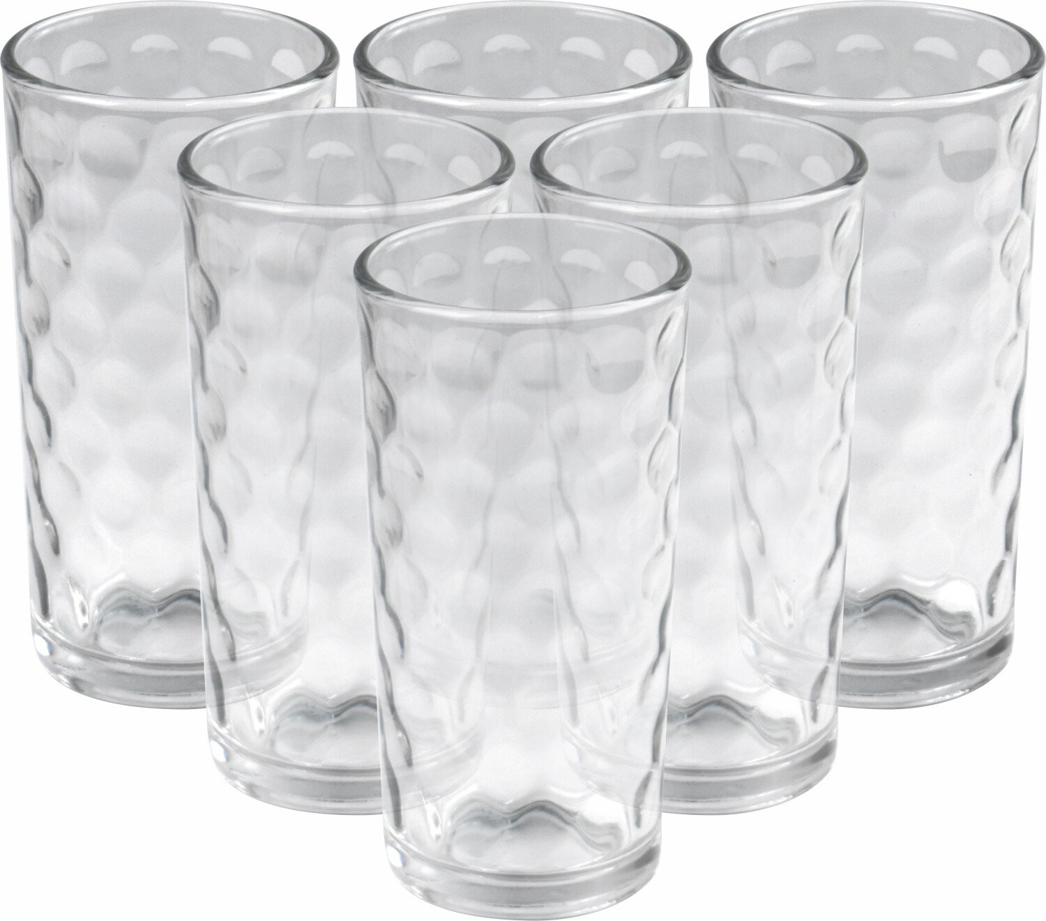 Tumbler Drinking Glass Drink Water Juice 250ml Everyday Use Set of 6 & 12