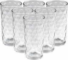 Tumbler Drinking Glass Drink Water Juice 250ml Everyday Use Set of 6 & 12