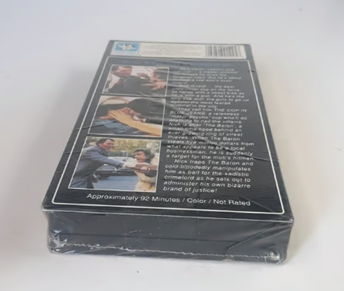 Cop in Blue Jeans VHS Factory Sealed New Old Stock 1989 Interglobal Home Video - Picture 6 of 6