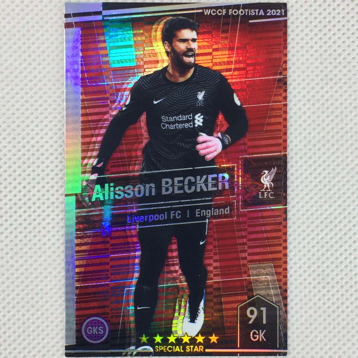 Panini WCCF FOOTISTA 2021 Alisson Becker Liverpool F21R Panini WCCF FOOTISTA 2021 Alisson Becker Liverpool F21R