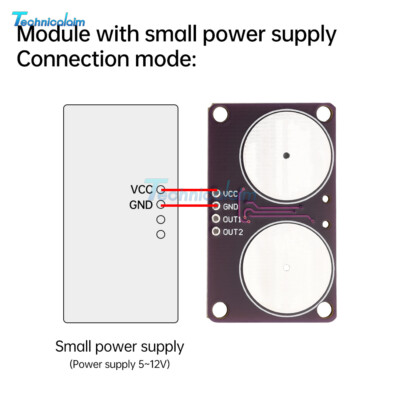 Dual Button Touch Module 0-5mm Capacitive Touch Proximity Sensor Module DC3.3-5V
