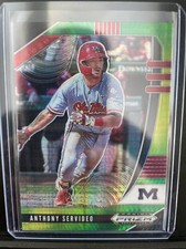 2020 Prizm Draft Picks Base Lime Green Prizm #PDP74 Anthony Servideo