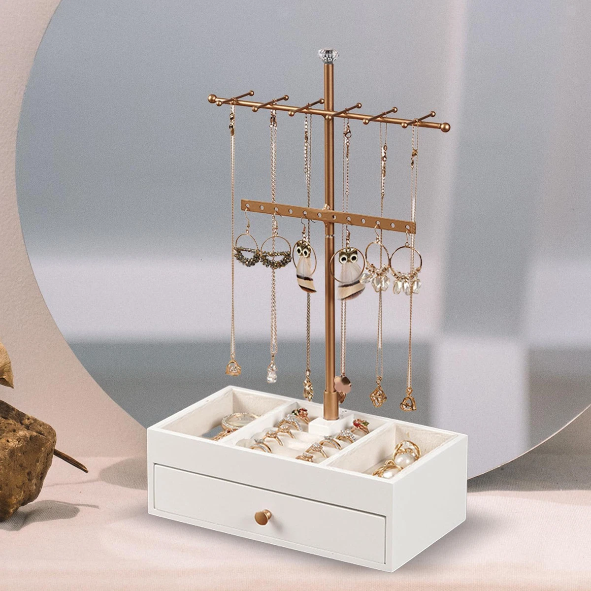 Jewelry Display Stand Jewelry Holder Tabletop Jewelry Organizer 2
