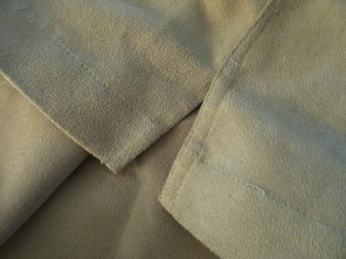 Axist Men's Size Large Faux Suede Tan Long sleeve Button Up Pockets Shirt - Picture 7 of 12