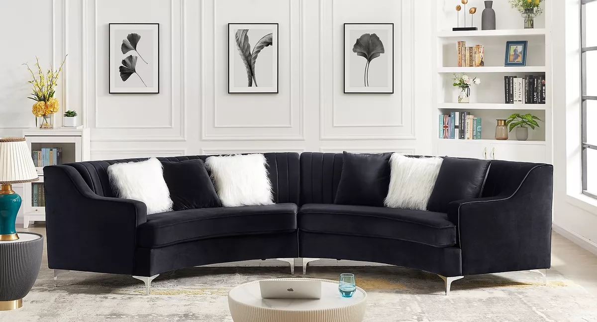 Symmetrical Sectional Sofa Square