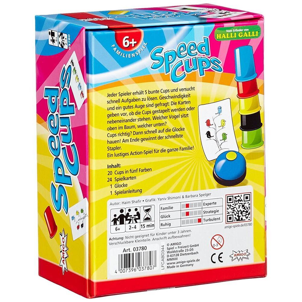 Thumbnail - Amigo Spiel Freizeit Speed Cups, Gesellschaftsspiel,