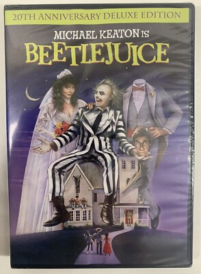 Beetlejuice (20th Anniversary Deluxe Edition) - DVD - Michael Keaton NEW/SEALED