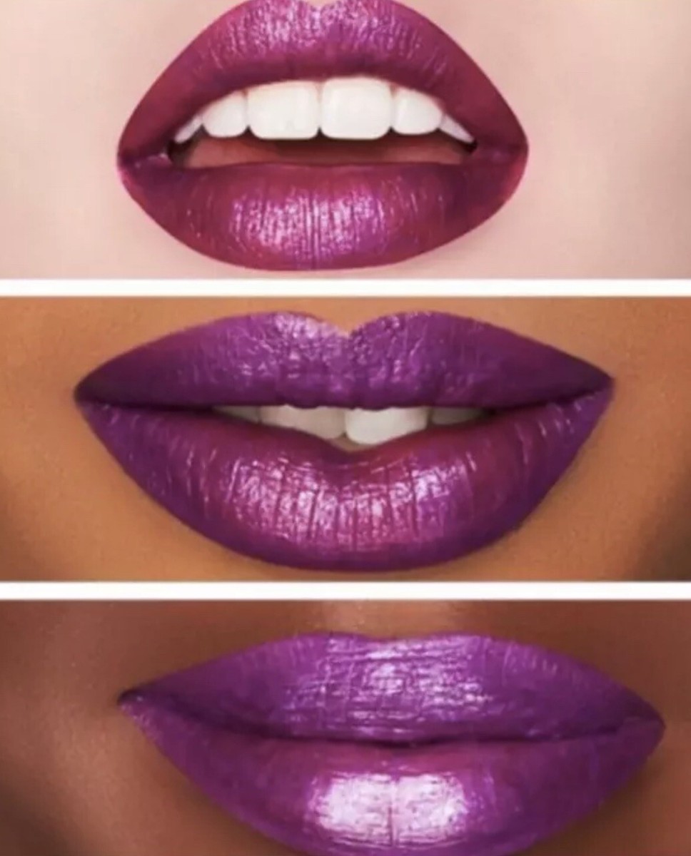 MAC Amplified Creme Lipstick Shade 121 VIOLETTA Full Size 3g ( See