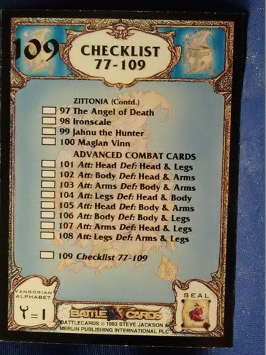 1993 Merlin Battle Cards BASE Trading Card SET (139) with Wrapper - Picture 7 of 9