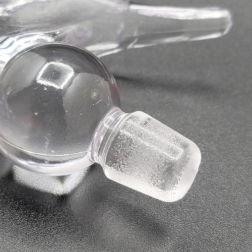 Vintage 1940er IRICE Love Birds Glas Parfüm Flasche mit Original Etikett 6 1/4" USA - Bild 8 von 14