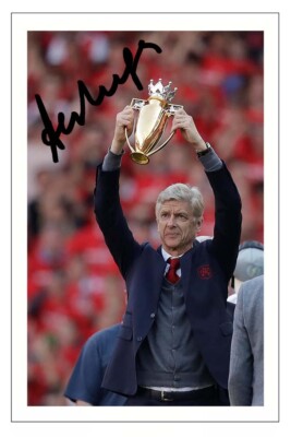 アーセン・ヴェンゲル【直筆サイン】Arsenal ARSENE WENGER Signed Autograph PHOTO Fan Gift Signature Print