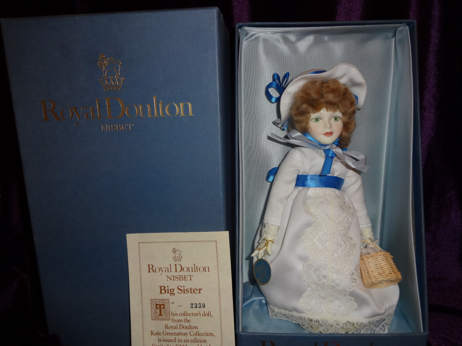 1981 ROYAL DOULTON Kate Greenaway Nisbet "Big Sister" Limited Edition