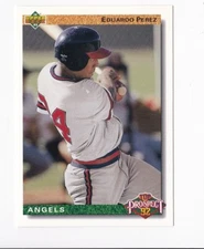 1992 Upper Deck Prospect Baseball Eduardo Perez Boise/Angels #52