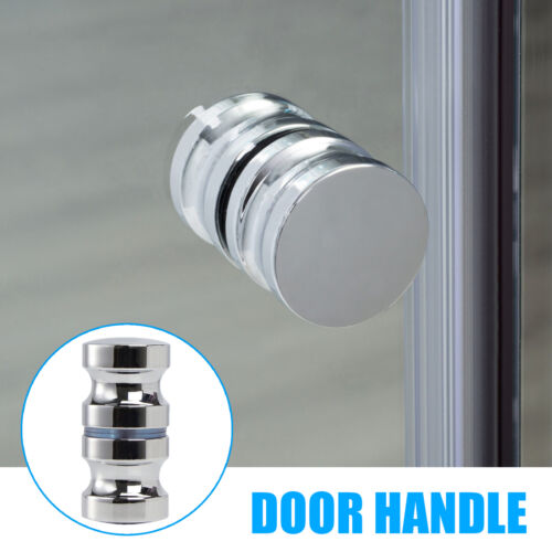 2 PACK Shower Door Handle/Knob Stainless Steel Sealed Round Door Handle Knob - Picture 3 of 8