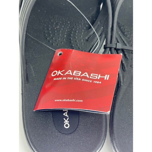 Black Venice Okabashi Sandles Large 9.5 - 10.5 arch support - Picture 4 of 6