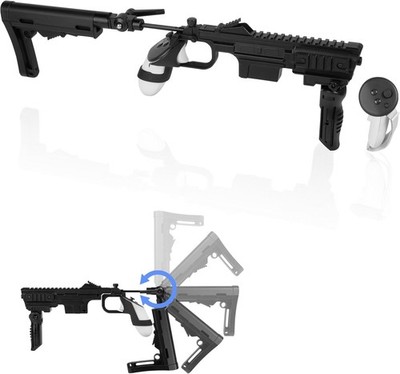 VR Stock for Quest 3& Meta Quest 3s,Adjustable & Foldable Design,Rapid Reload
