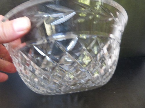 ~Waterford Cut Crystal Glandore Round Fruit Serving Bowl 9" - Picture 5 of 7