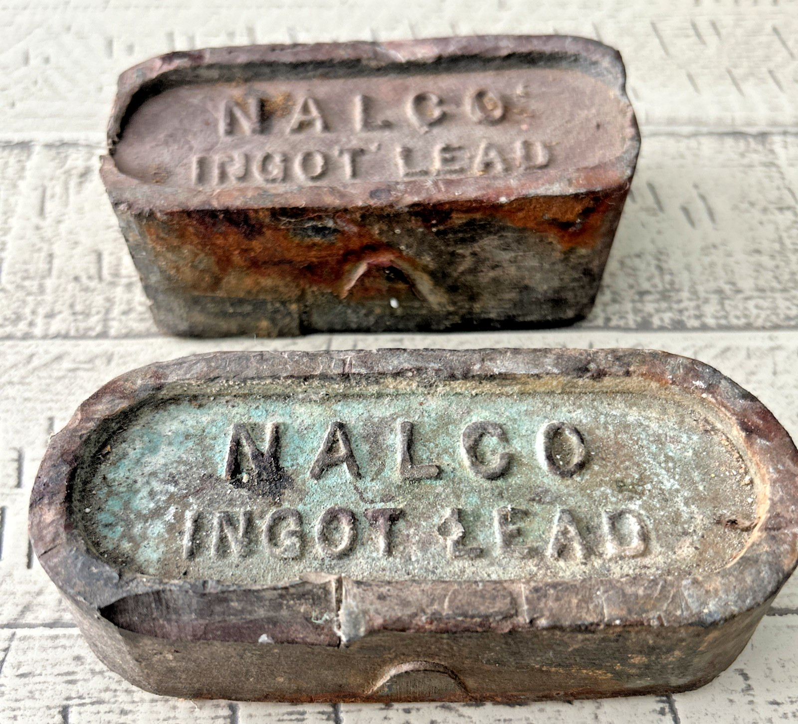 4 Ingots, 20.7 Pounds NALCO Pure Soft Lead For Casting Sinkers and/or Bullet