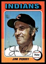 1975 Topps Jim Perry Cleveland Indians #263