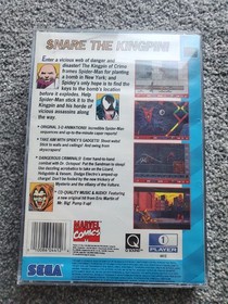 Amazing Spider-Man vs. The Kingpin (Sega CD, 1993) Complete w/ Manual