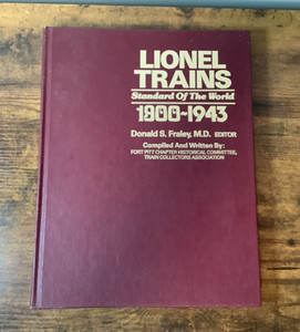 Lionel Trains: Standard of the World 1900-1943 Hardcover Book 1976 1st Edition