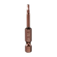 "SechskantschlüSsel Bohrer Bit 2,5Mm Metrisch 1/4\" Sechskant Schaft 2\" S2 Stahl"
