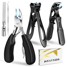 Upgrade Ultra Wide Jaw Opening Nail Clippers for Thick Nails, Long Handled To...
