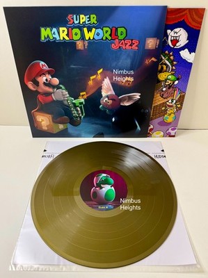 Super Mario World Jazz Vinyl Record Video Game Soundtrack SMW OST VGM SNES GOLD