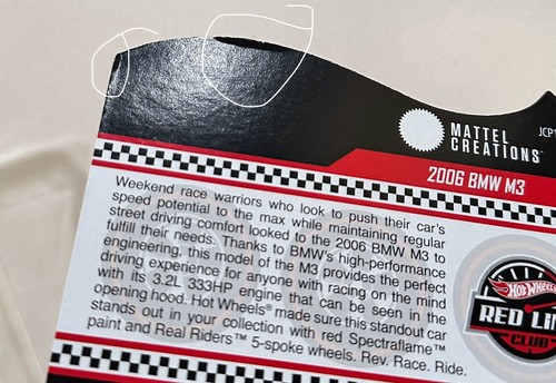 Hot Wheels Red Line Club BMW M3 - Imagen 4 de 4