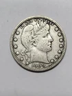 1909 D Barber Quarter Full Sharp Liberty