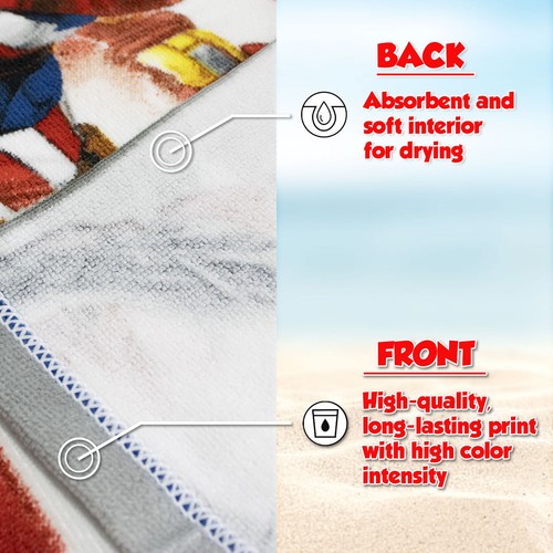 Marvel Avengers Poncho de Playa para Niños 55x110cm Toalla Piscina 6803 - Imagen 6 de 6