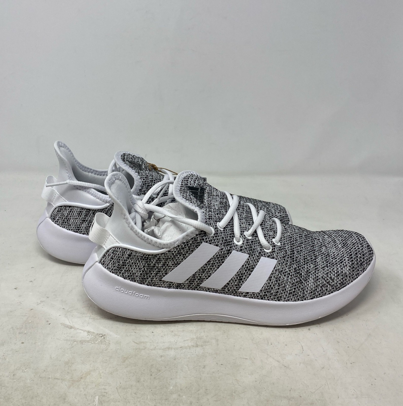 adidas Women’s Cloudfoam Pure SPW Shoes Cloud White/Core Black IF3393 Size 9