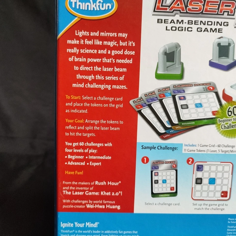 Laser Maze von ThinkFun Logikspiel ab 8 Jahren vollständig - Bild 3 von 4