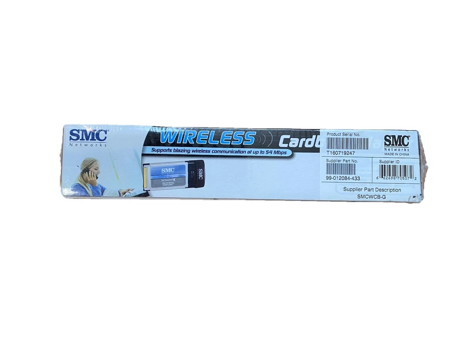 NEW SMC SMCWCB-G Wireless Cardbus Adapters 54 Mbps WIN. 98 /2000 / XP / VISTA - Image 3 of 4
