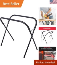Versatile Portable Work Stand with Protective Padding - 750 lbs Load Capacity